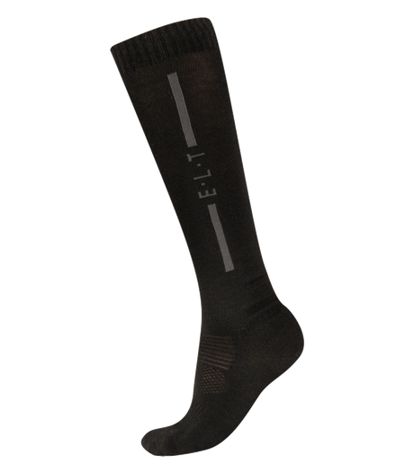 E.L.T Merino Winter Unisex Riding Socks #colour_black