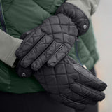 E.L.T Children's Diamond Winter Riding Gloves #colour_black