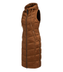 E.L.T Ostende Ladies Lightweight Long Gilet #colour_cinnamon