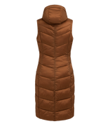 E.L.T Ostende Ladies Lightweight Long Gilet #colour_cinnamon