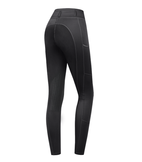 E.L.T Ella Children's Knee Silicone Riding Leggings #colour_black