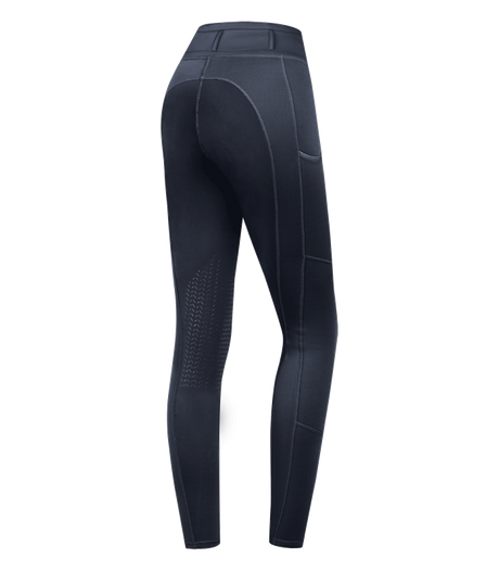 E.L.T Ella Ladies Knee Silicone Riding Leggings #colour_night-blue