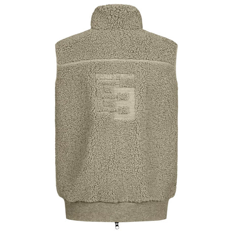 E.L.T Teens Alma Teddy Fleece Vest #colour_beige-grey