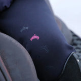 Sara Riding Tights By Little Rider #colour_navy-pink