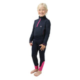 Sara Base Layer By Little Rider #colour_navy-pink