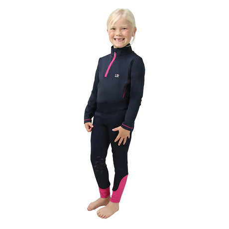 Sara Base Layer By Little Rider #colour_navy-pink