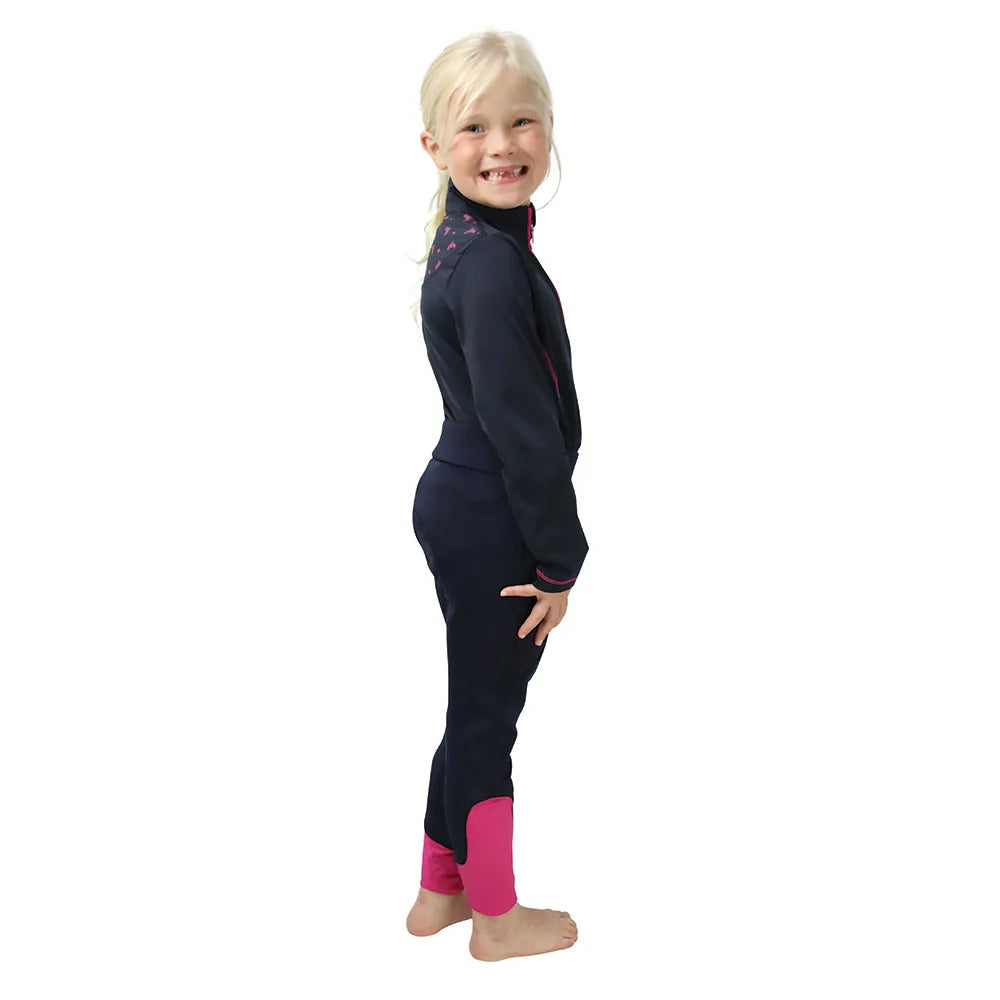 Sara Base Layer By Little Rider #colour_navy-pink