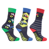 Tractor Collection Socks by Little Knight - Pack of 3
