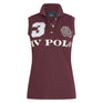 HV Polo Favouritas Sleeveless Polo Shirt #colour_dark-berry