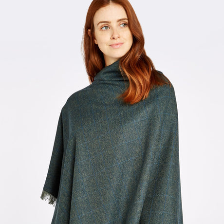 Dubarry Womens Hazelwood Tweed Poncho #colour_mist