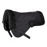 Waldhausen Half Saddle Pad with Synthetic Lambskin #colour_black-black