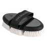 Waldhausen Flex Cuddle Brush with Goat's Bristles #colour_schwarz-grau