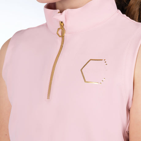 Coldstream Next Generation Children's Cranshaws Sleeveless Base Layer #colour_blush-pink