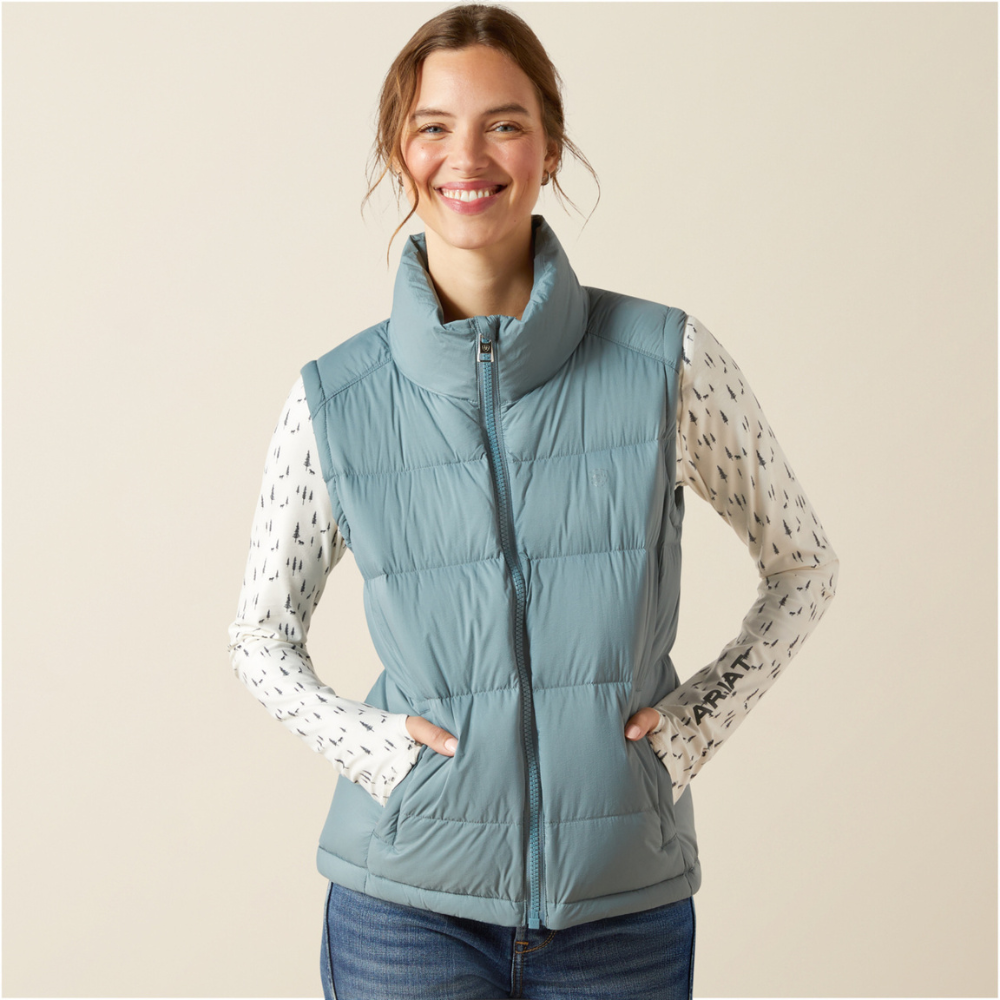 Ariat Women's UltraPuff Down Gilet #colour_steel-sage