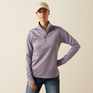 Ariat Women's Team EQ 1/2 Zip Pullover #colour_purple-ash