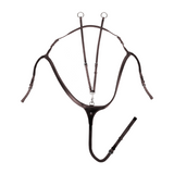 Waldhausen X-Line Breastplate with Long Bridge #colour_brown