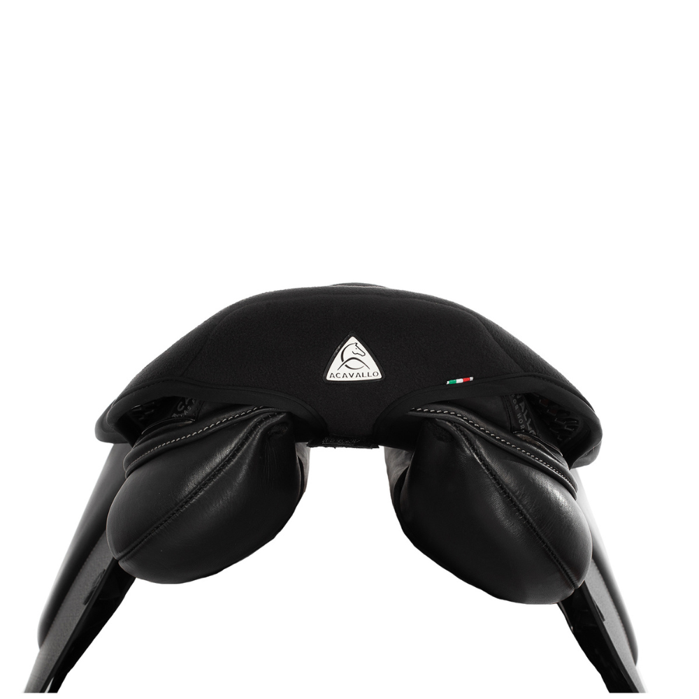Acavallo Ortho-Coccyx Seat Saver Jumping Classic Gel-In Dri-Lex 20mm #colour_black