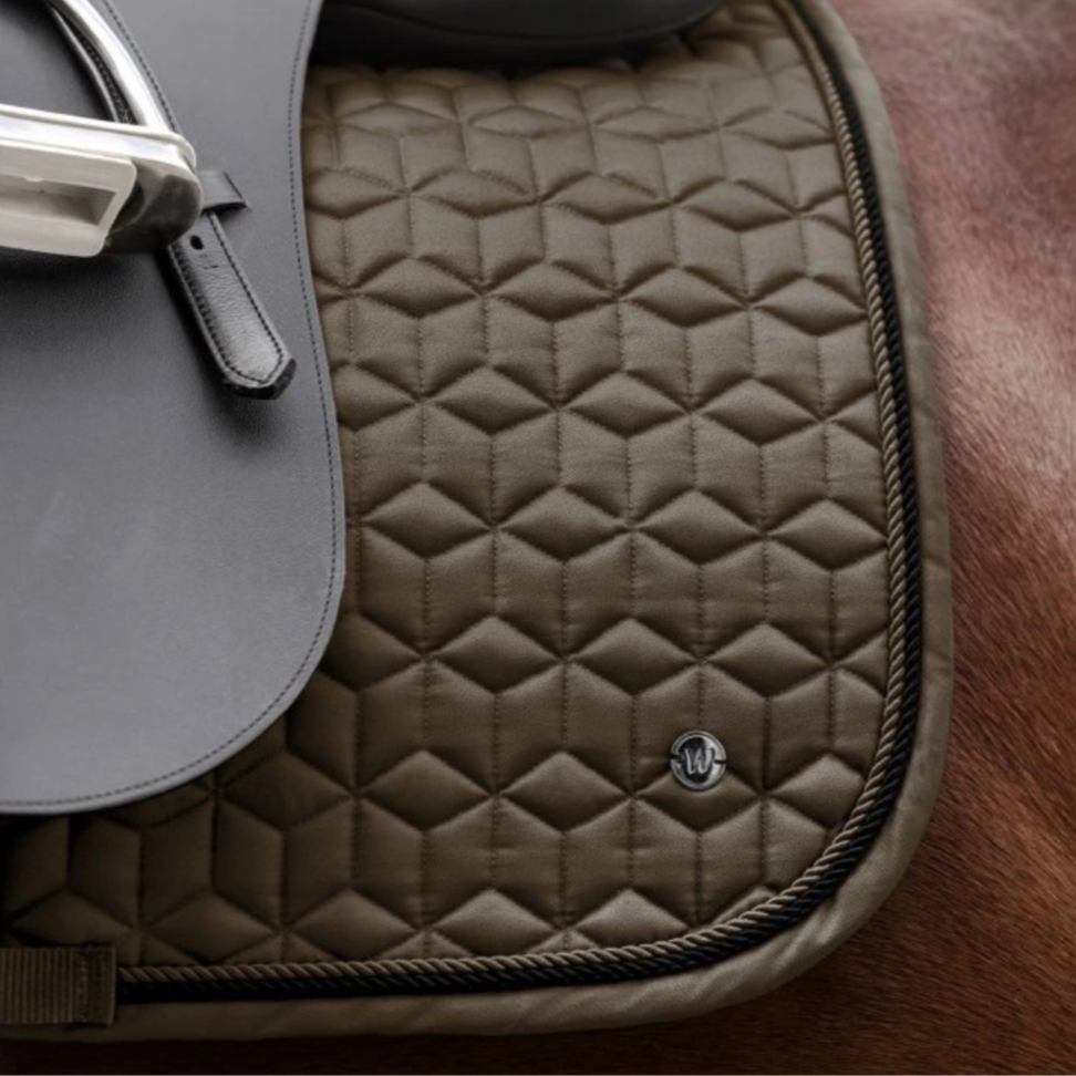 Waldhausen Philadelphia Saddle Pad #colour_green-brown