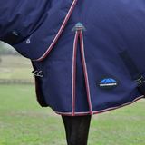 Weatherbeeta Comfitec Essential 50G Detach-A-Neck Turnout #colour_navy-burgundy