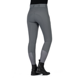 HKM Children's Silicone Full Seat Riding Breeches -Ari Mid Rise- #colour_grey