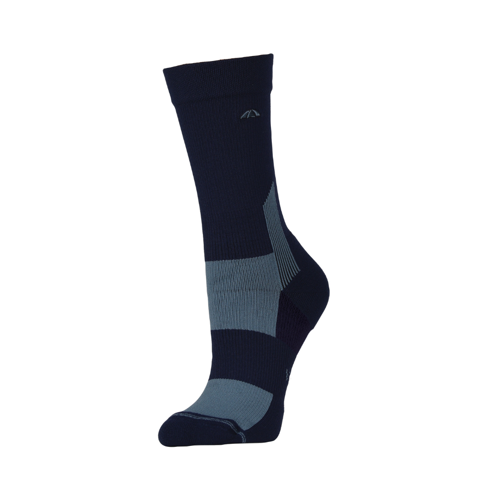 Weatherbeeta Adults Performance Crew Riding Sock #colour_navy-slate-blue