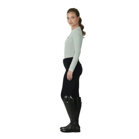 Weatherbeeta Ladies Relaxed UV Long Sleeve Tee #colour_soft-sage