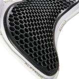 Acavallo Pad MF WFS Suede Hexagonal Gel Front Riser #colour_white