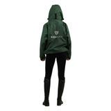 EQUIDRY Children's Thin Fleece Shortie #colour_black-forest-green