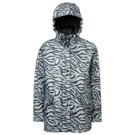 Mountain Horse Children's Drops Rain Coat #colour_black-grey