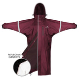 EQUIDRY Women's Thin Fleece Reflective Evolution #colour_plum