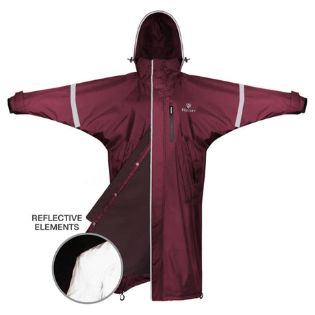 EQUIDRY Women's Thin Fleece Reflective Evolution #colour_plum