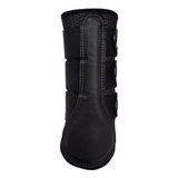 Acavallo Hind Brushing Boots Perforated Neoprene #colour_black