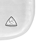 Acavallo Chair Seat Saver Classic Gel Suede #colour_white