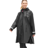 Mountain Horse Drizzle Rain Poncho #colour_black