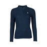 HKM Ladies Longsleeve Shirt -Arezzo Soft- #colour_deep-blue
