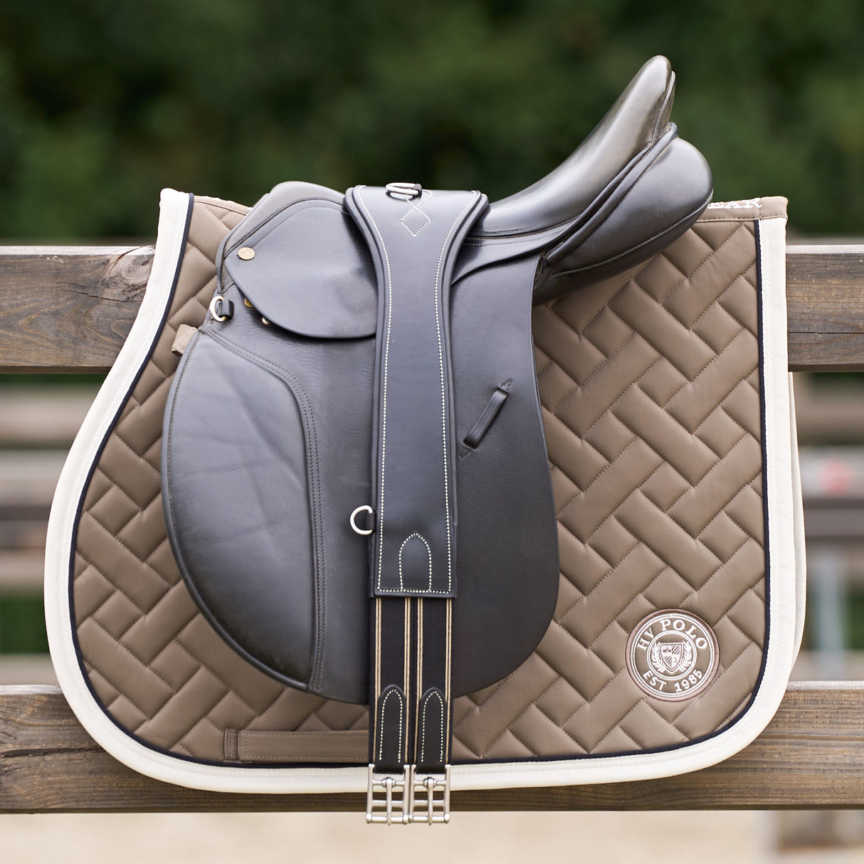 HV Polo Favourite GP Saddle Pad #colour_stone