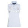 HV Polo Favouritas Sleeveless Polo Shirt #colour_cloud-melange