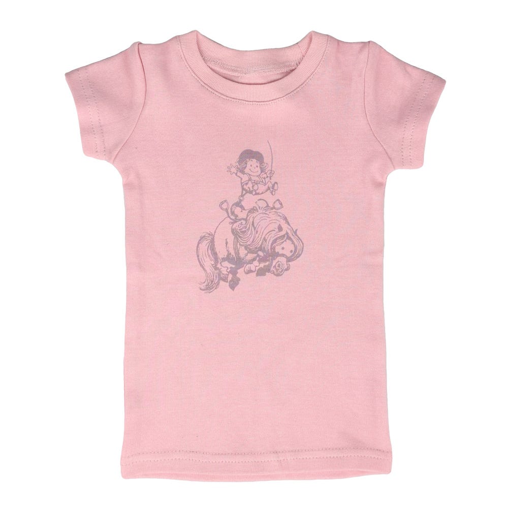 Hy Equestrian Thelwell Mini Tots T-Shirt #colour_pastel-pink