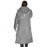EQUIDRY Women's Thick Fleece Evolution Stowaway Hood #colour_grey-grey