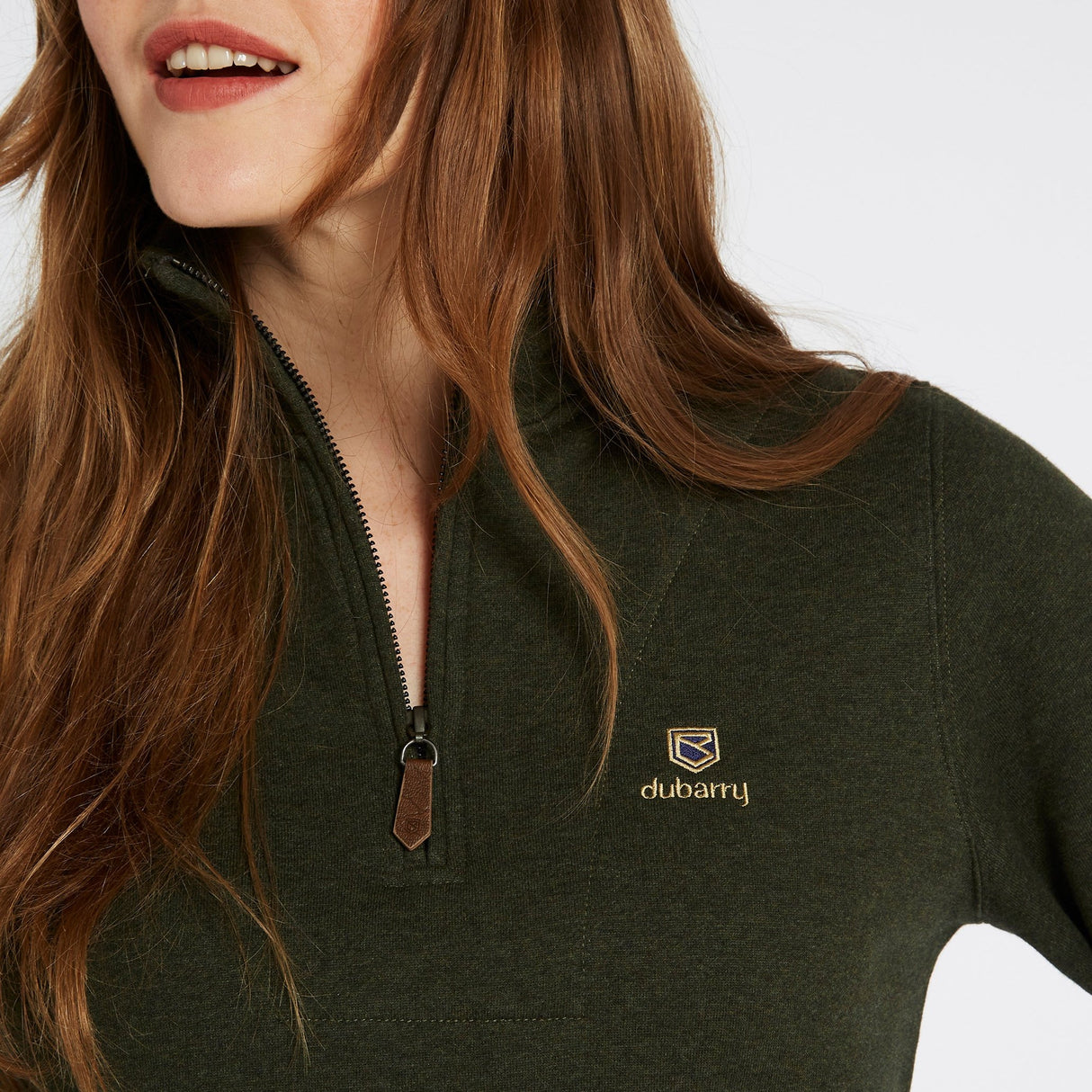 Dubarry Womens Castlemartyr Sweatshirt #colour_olive