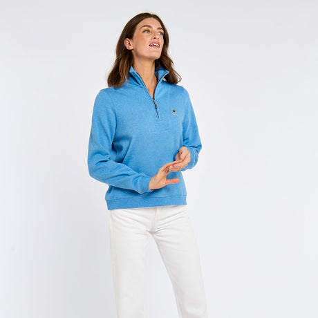 Dubarry Womens Castlemartyr Sweatshirt #colour_azure-blue