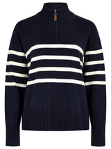 Dubarry Womens Fonthill Knitted Jumper #colour_navy