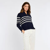 Dubarry Womens Fonthill Knitted Jumper #colour_navy