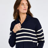 Dubarry Womens Fonthill Knitted Jumper #colour_navy
