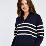 Dubarry Womens Fonthill Knitted Jumper #colour_navy