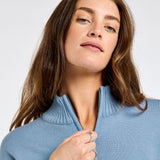 Dubarry Womens Fonthill Knitted Jumper #colour_dusty-blue