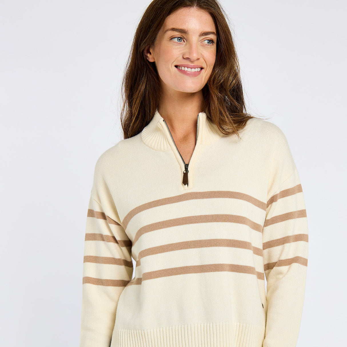 Dubarry Womens Fonthill Knitted Jumper #colour_oyster