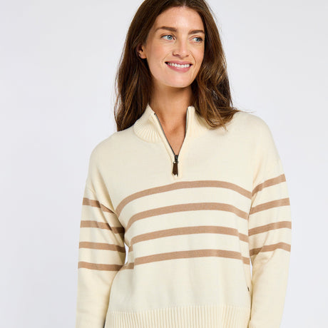 Dubarry Womens Fonthill Knitted Jumper #colour_oyster