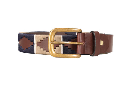 Hy Equestrian Elevate Polo Belt #colour_navy-fossil