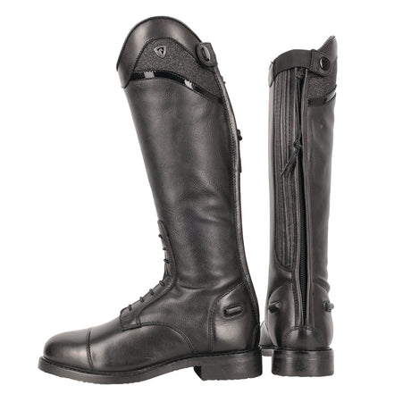 Hy Equestrian Children's Atrani Riding Boots #colour_black